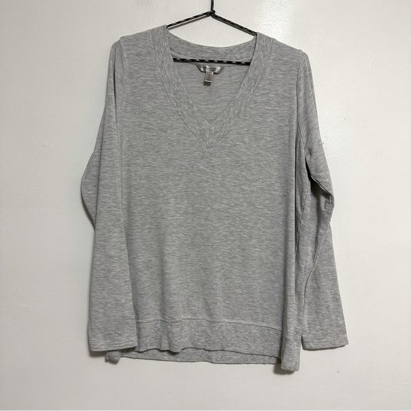 Banana Republic Baby Terry V Neck Pullover Sweatshirt - Picture 1 of 7